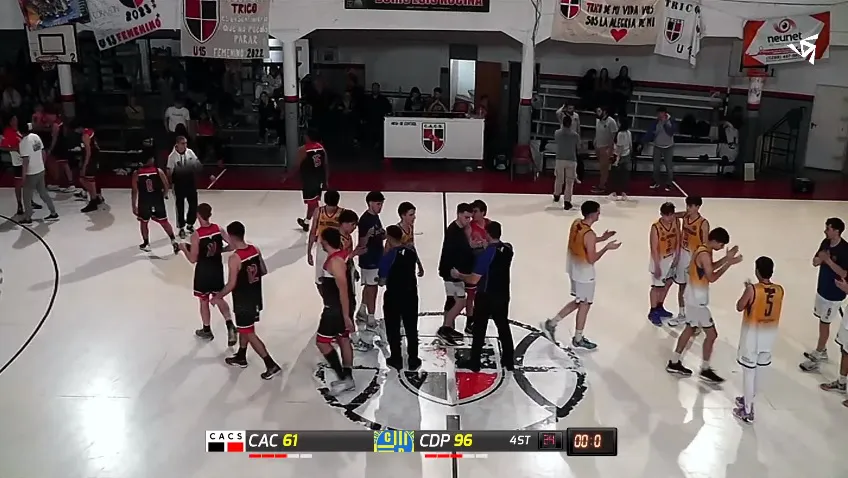 basquet festejo Progre
