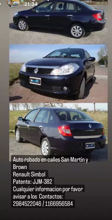 auto robado