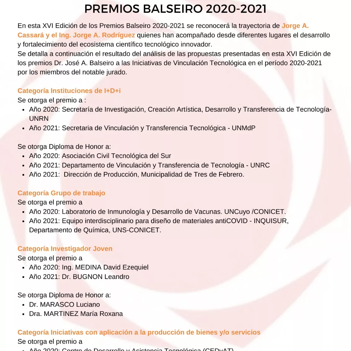 UNRN premios Balseiro