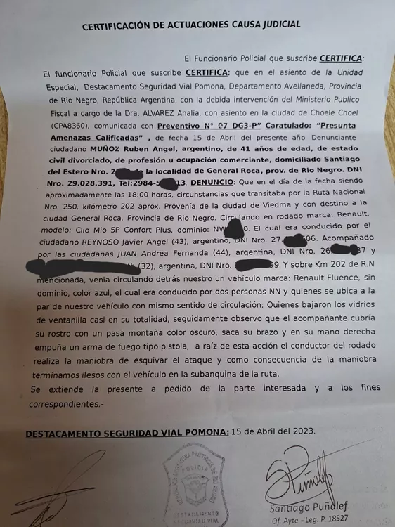 denuncia