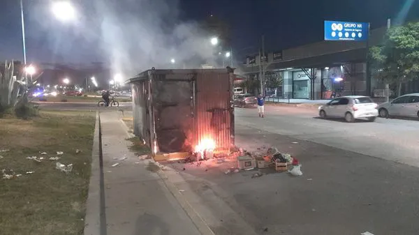 incendio contenedor