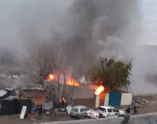 incendio vivienda tiro federal