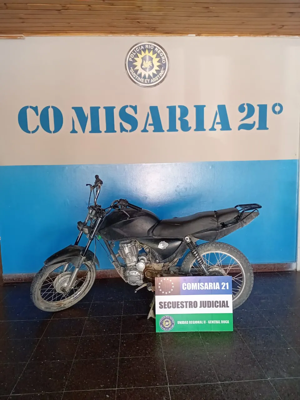 moto secuestrada