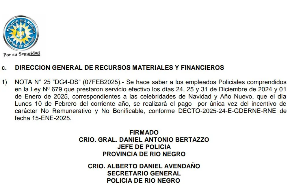 pago policia fiestas