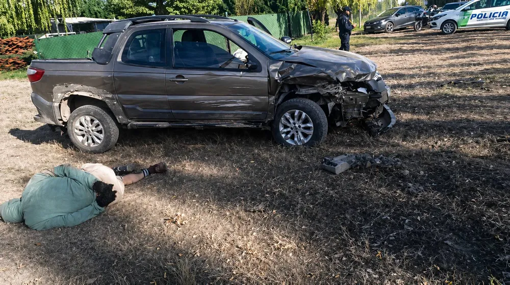 robo y persecución DETENIDO