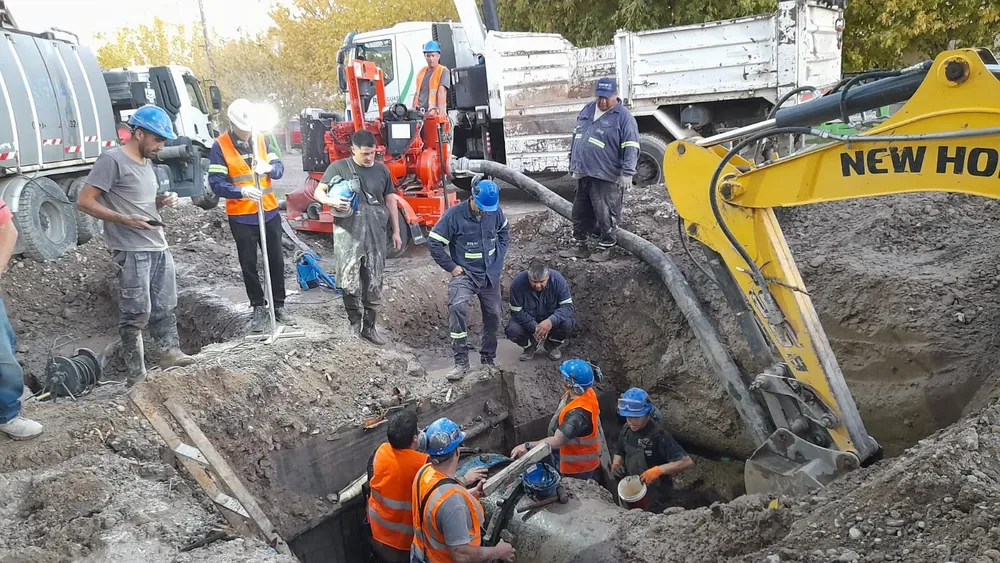 ARSA obra y corte de agua