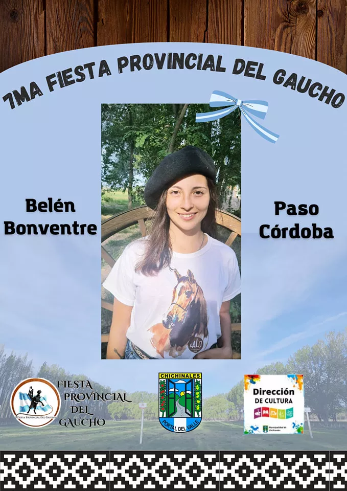 Elección Flor del Pago Chichinales Belén Bonventre
