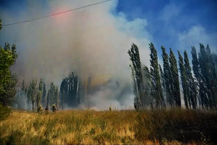 bomberos alerta por vientos