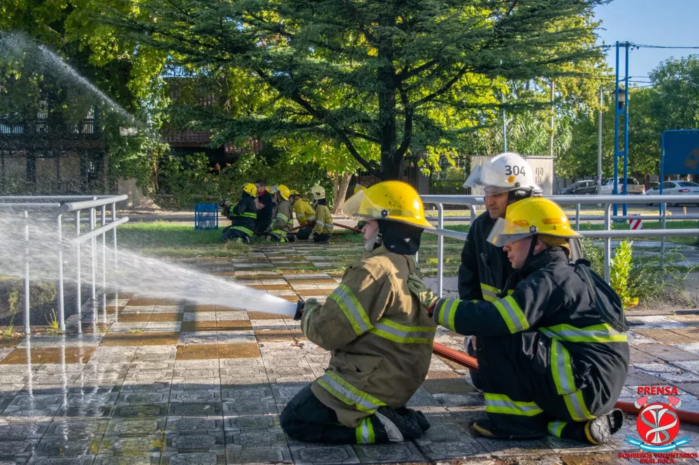 aspirantes bomberos prácticas