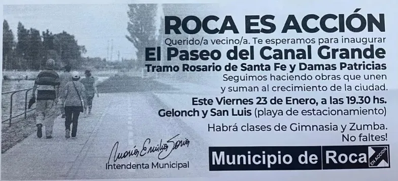 Paseo canal grande inauguración