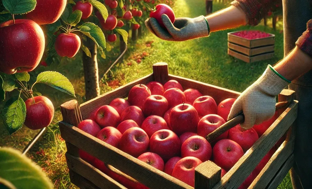 cosecha manzanas