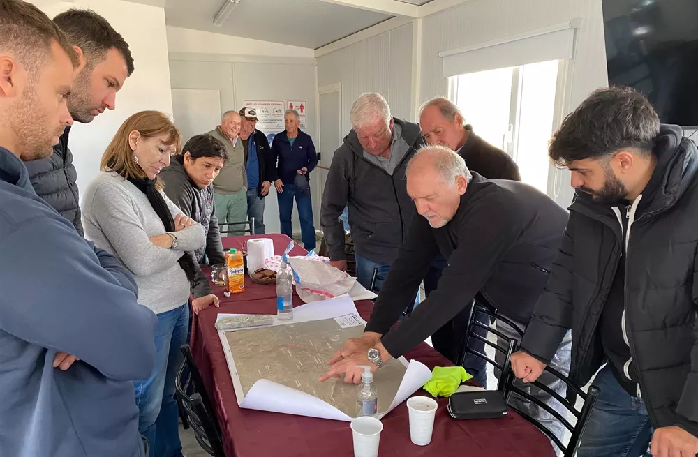 CAMIR - Visita de mineros al Campamento del Proyecto Calcatreu
