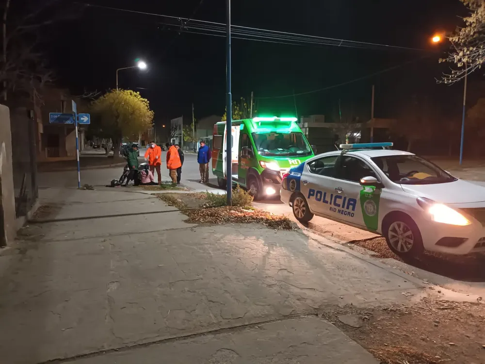 choque moto bagliani