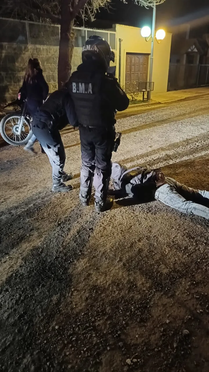 moto robada en Roca