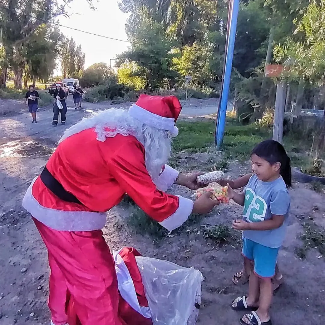 papá noel bomberos