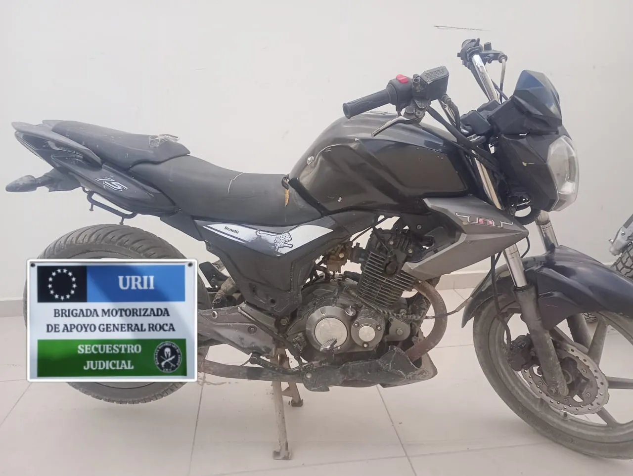 moto secuestrada