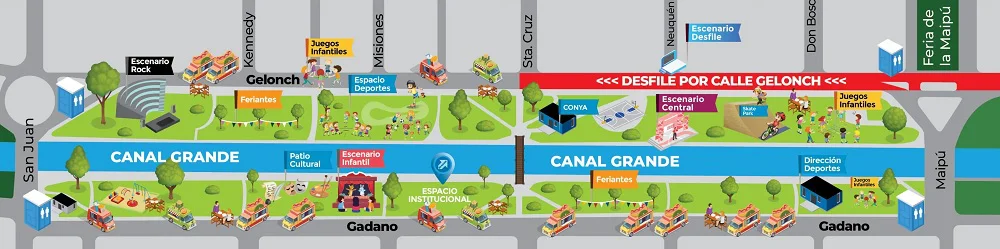 MAPA PASEO ANIVERSARIO 2026