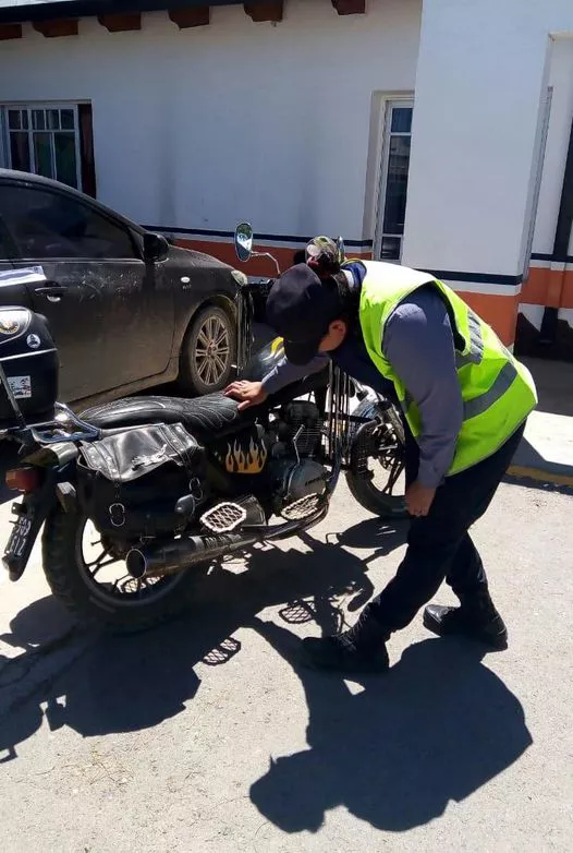 moto recuperada