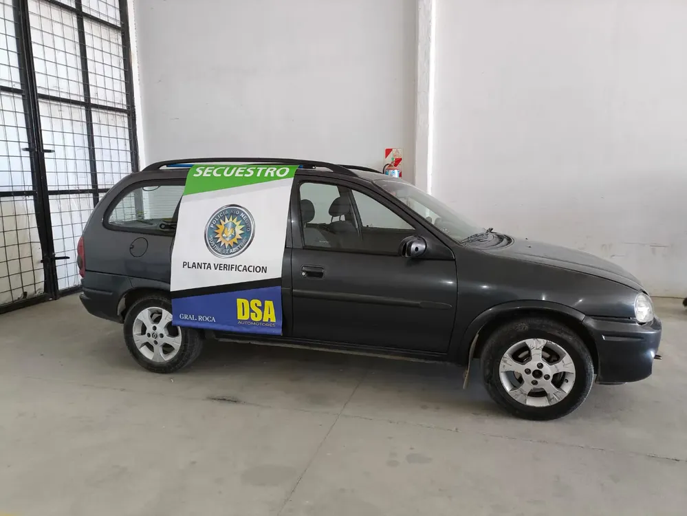 auto secuestrado verificación