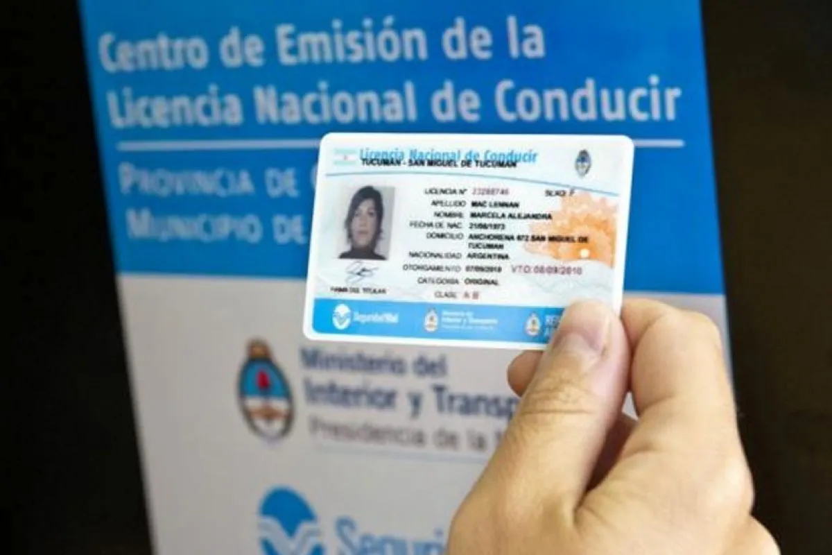 licencia nacional de conducir