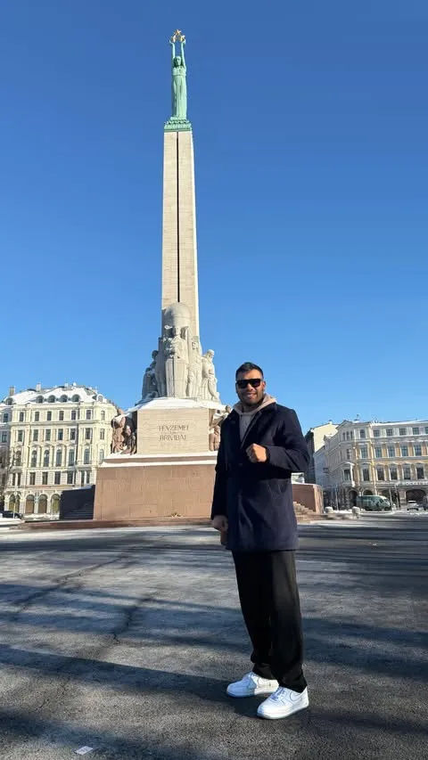 Christian Luis en Letonia