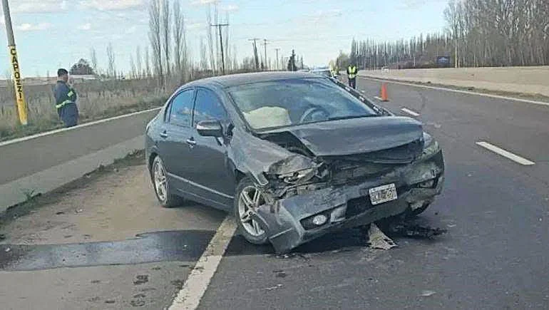 Homda choque ruta 22