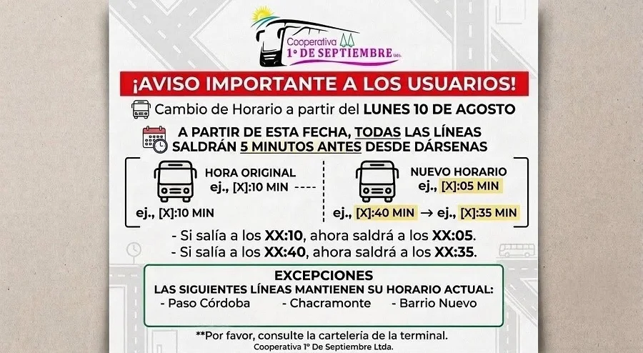 nuevos horarios cole