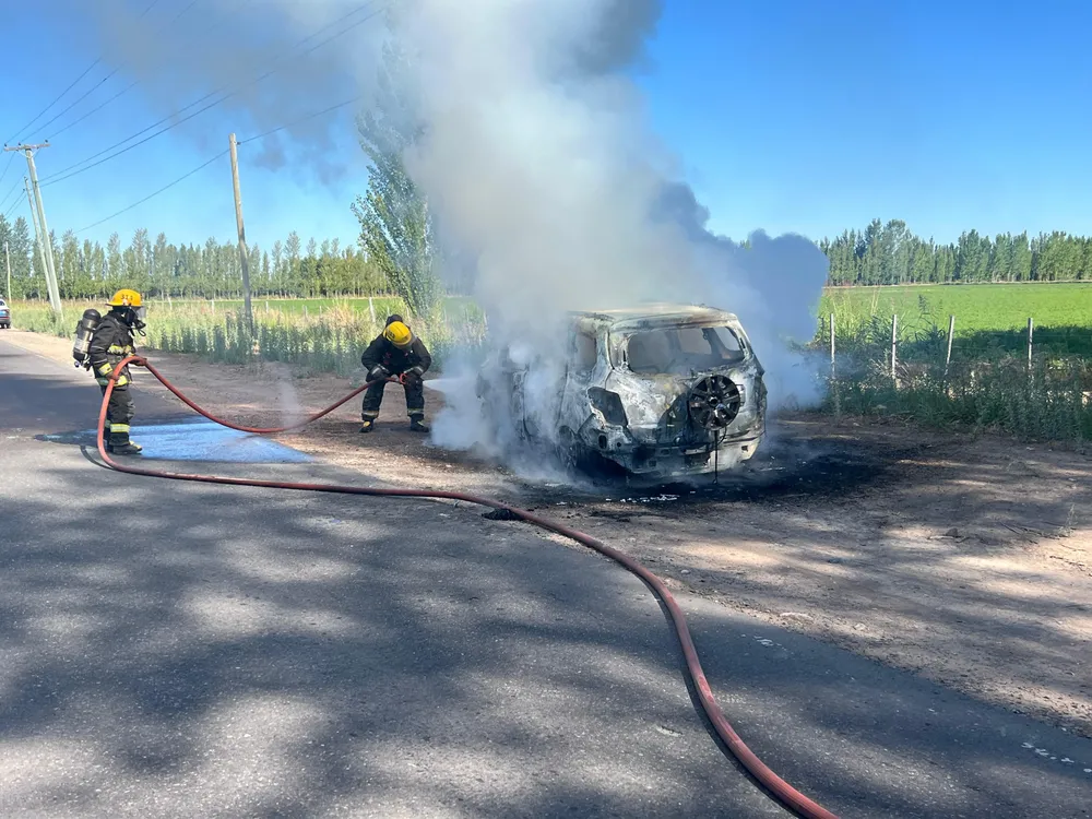incendio de auto