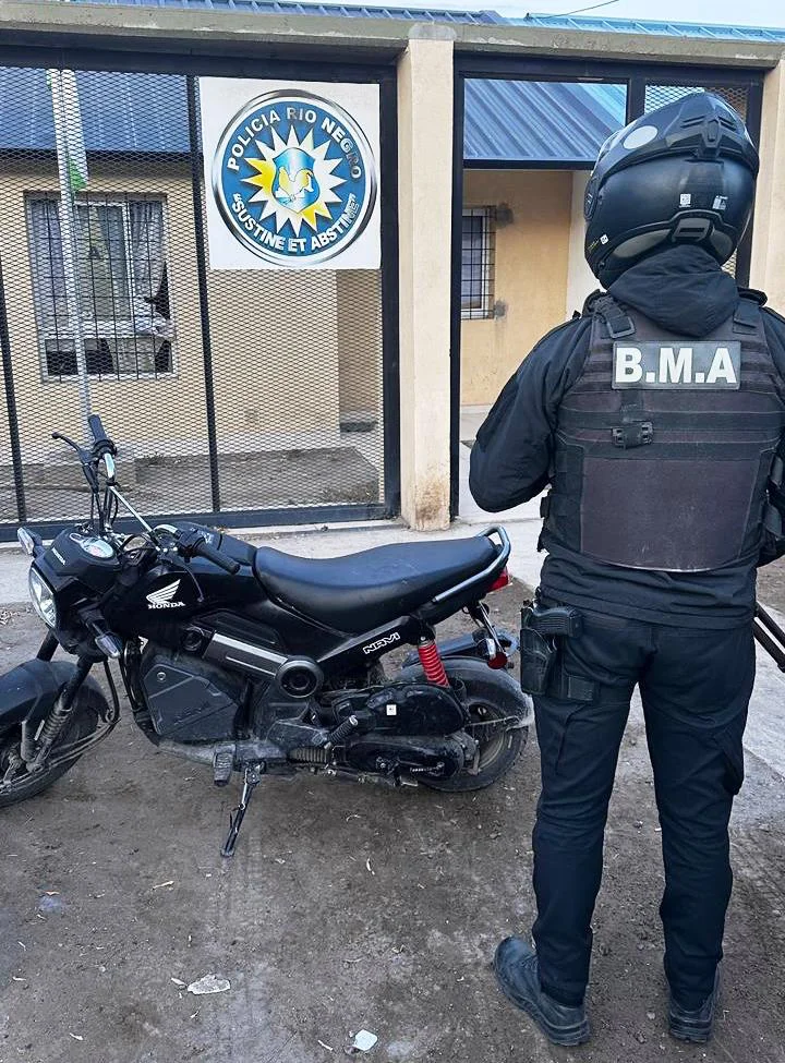 moto recuperada