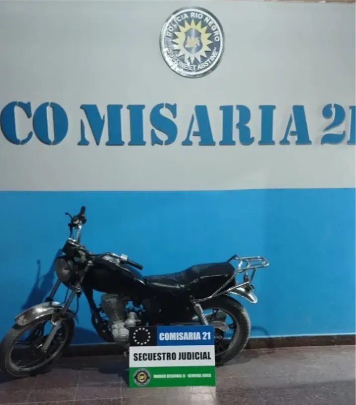 secuestro moto robada