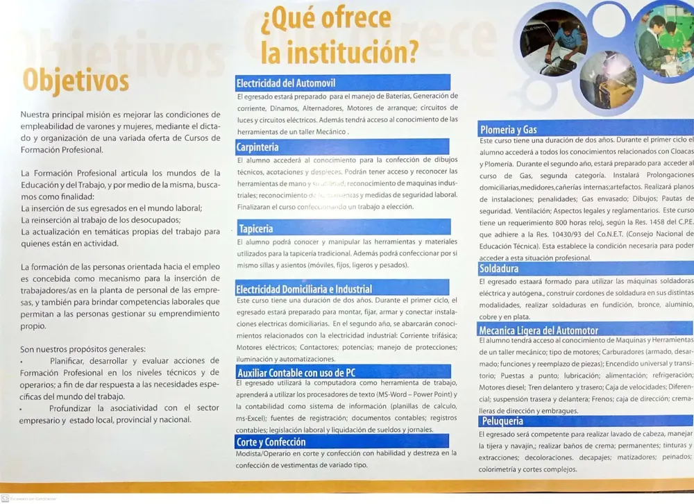 Ex Alumnos Don Bosco objetivos