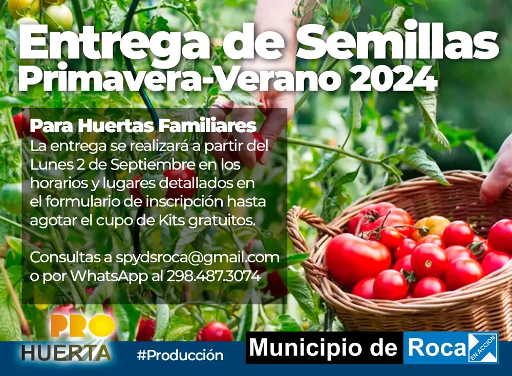 SEMILLAS PRIMAVERA VERANO 2024