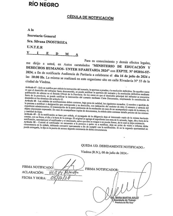 unter paritarias
