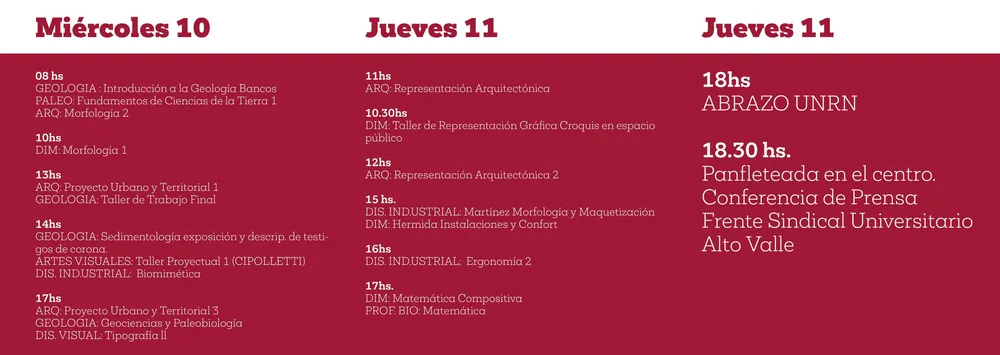 UNRN clases públicas programa completo