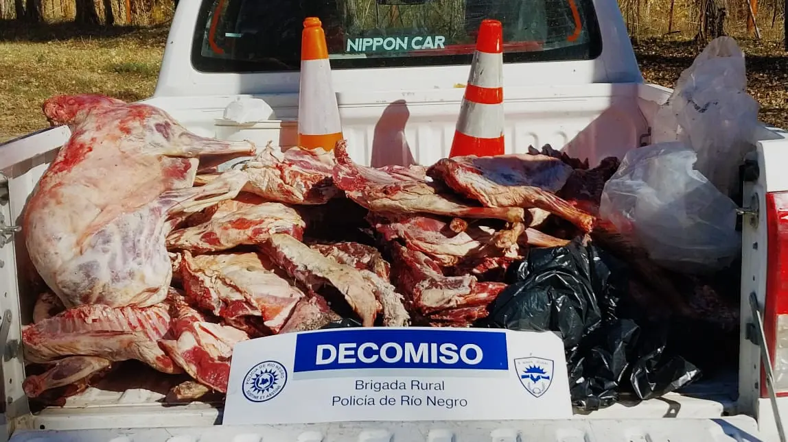 DECOMISO CARNE BRIGADA RURAL