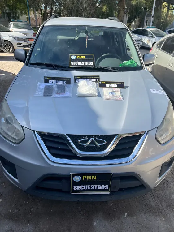 auto secuestro cocaina