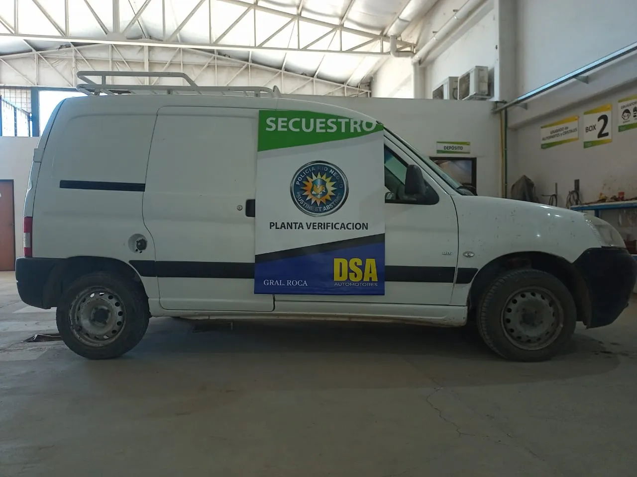 utilitario secuestrado