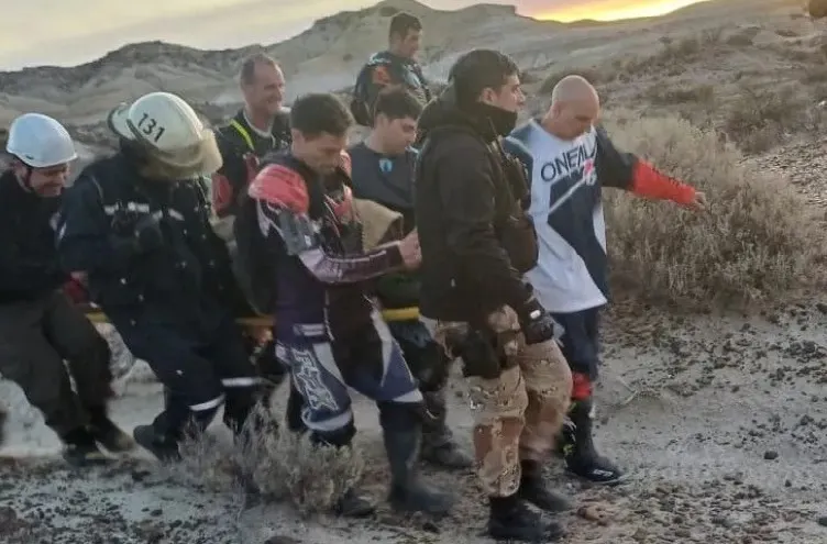 accidentado valle de la luna amarillo