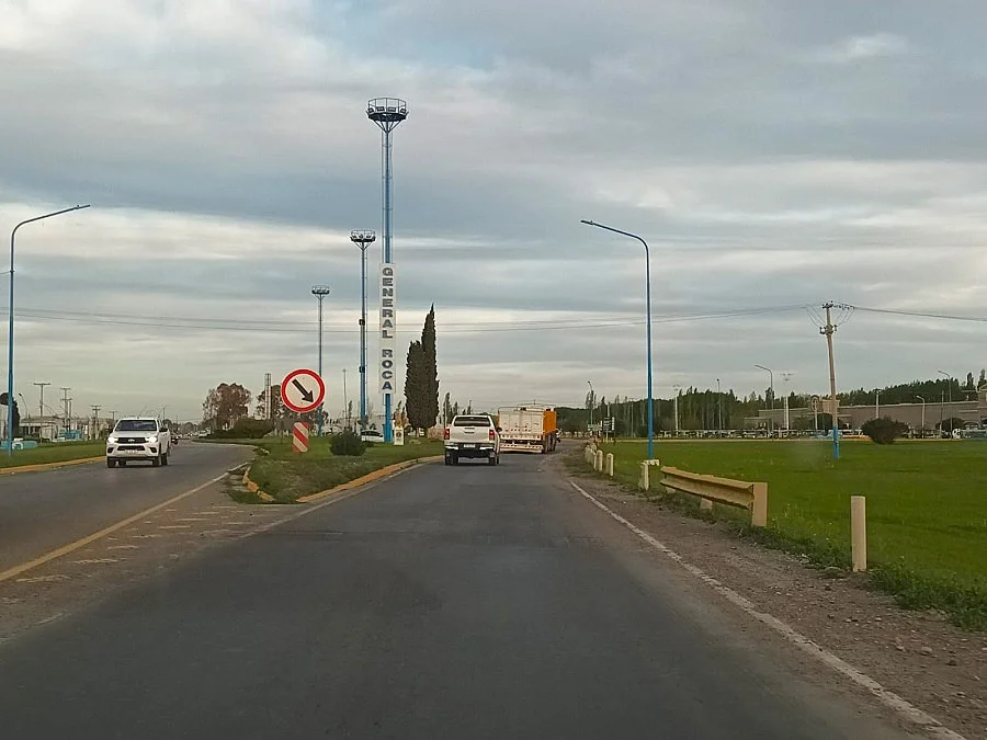 Ruta 22 ingreso Roca