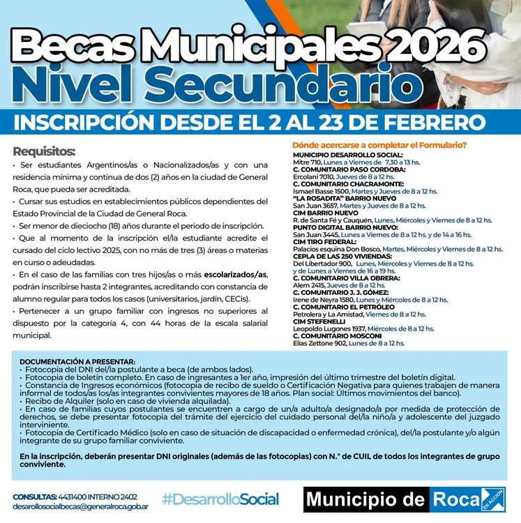 becas secundario