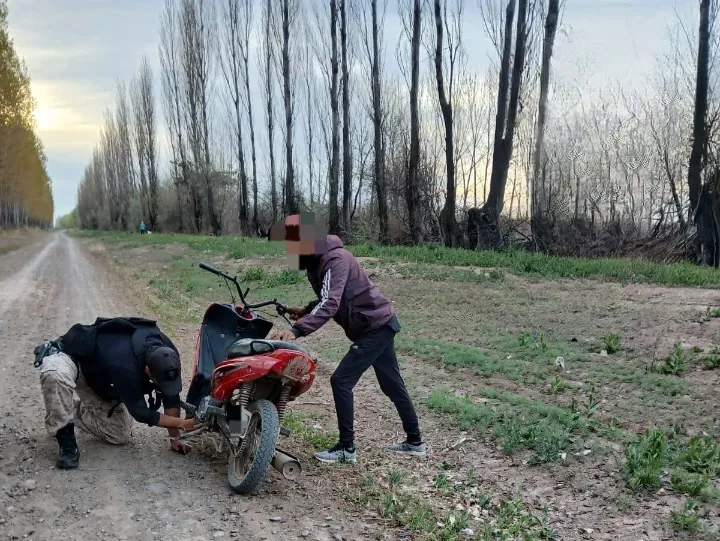 MOTO RECUPERADA BRIGADA RURAL