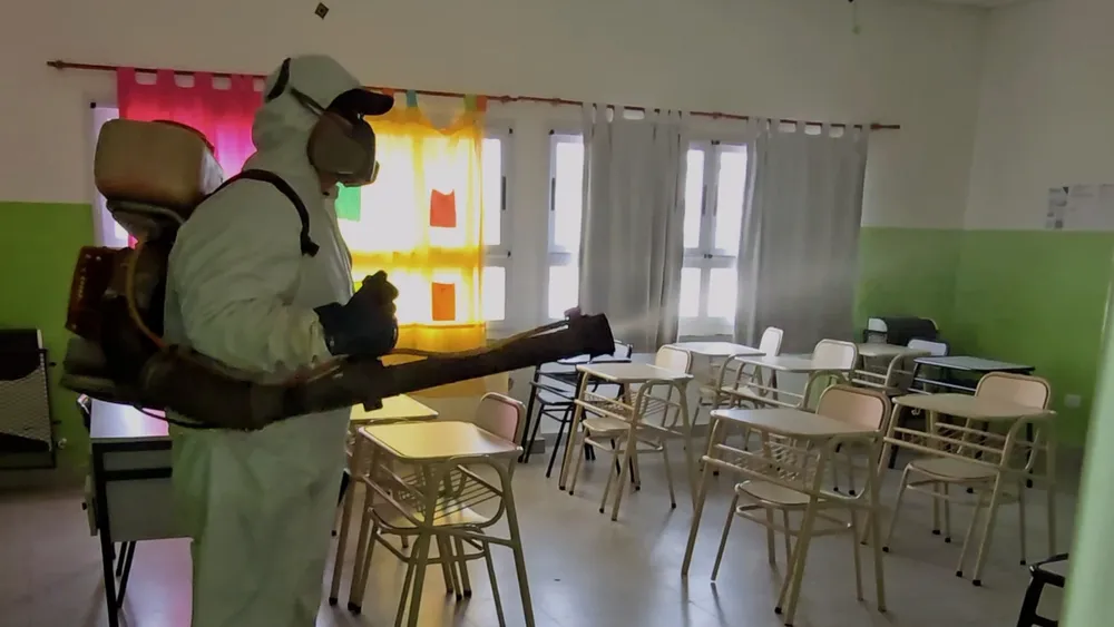 fumigación escuela