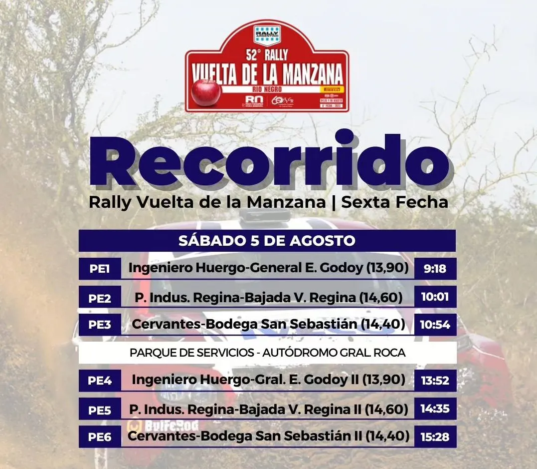 Vta Manzana recorridos 05 SÁB