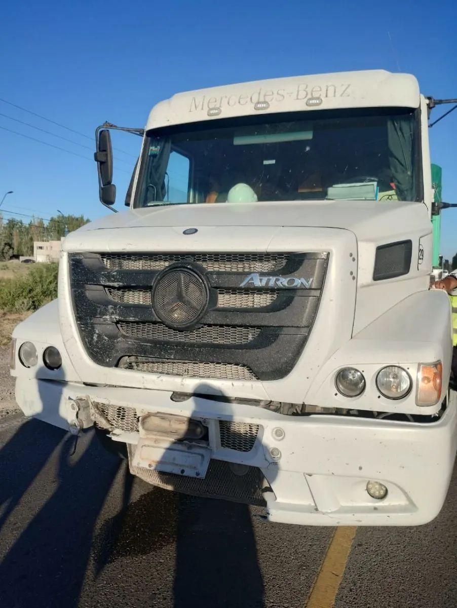 camión choque ruta 22