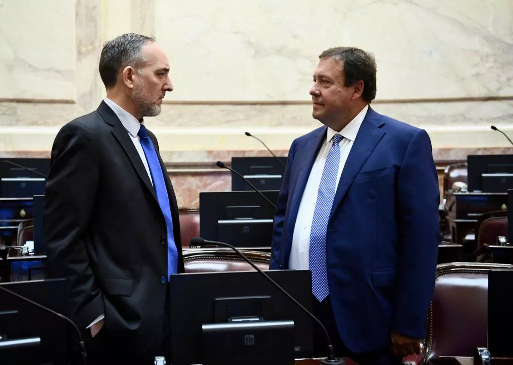 Alberto Weretilneck y Martín Doñate