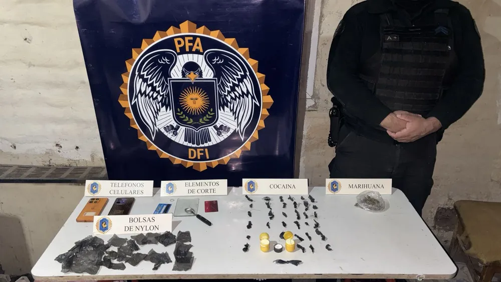 PFA detenidos droga