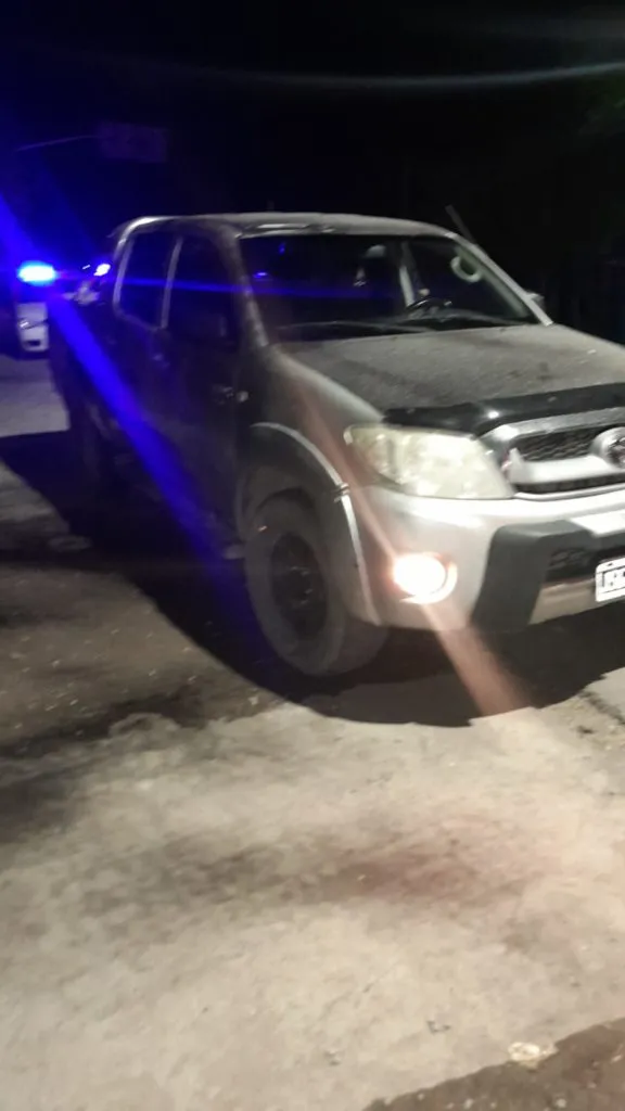 camioneta alcoholemia positiva