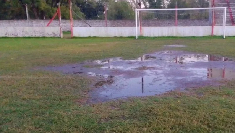cancha con agua