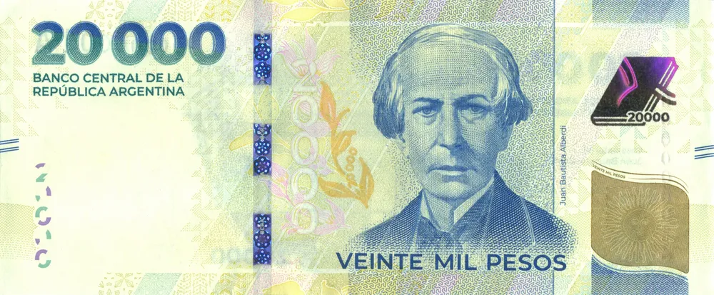 billete 20 mil