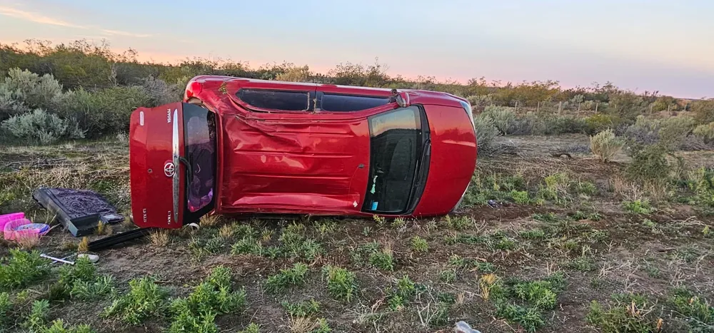 vuelco ruta 250 El Solito